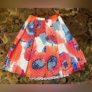 Trina Turk Poppy Layered Skirt